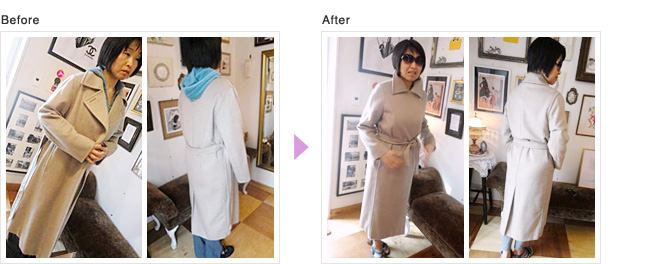 マックスマーラ,MaxMara,カシミアコート,お直し,ハイブランド,ブランドコートお直し,ラグジュアリーお直し,コート　お直し　表参道,デザイナーアイテム お直し,コレクションブランドお直し