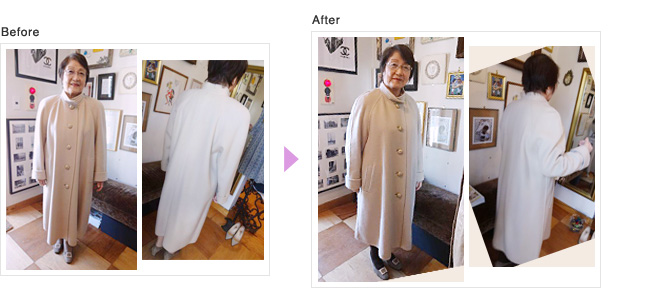 リバーシブル仕立て(カシミア素材/総裏地付き),カシミヤコートお直し,アウター お直し,カシミヤお直し,こだわりお直し,コート お直し,アウター お直し,アウター お直し,コートお直し 表参道,デザイナーズブランド お直し,受け継い服 リフォーム お直し,コート 直し