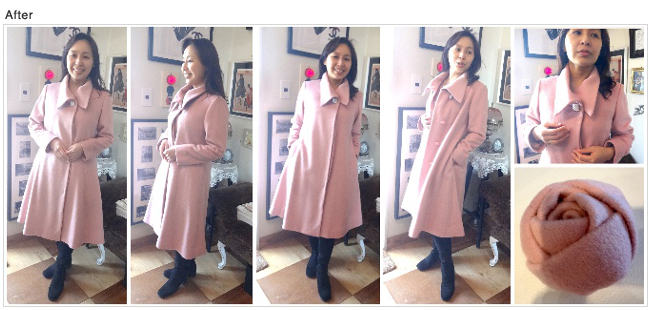 オーダーコート,お直し,レディースコートお直し,コート リサイズ,アウター リサイズ,冬物 お直し