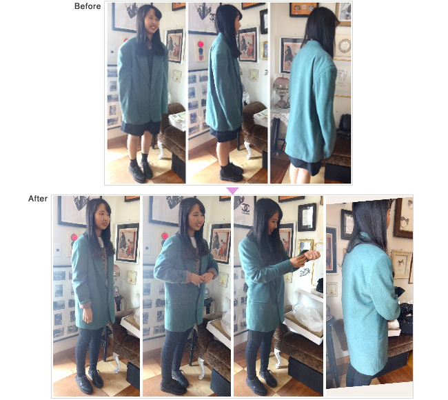 Yves Saint Laurent,サンローランコート,レディースコート,お直し,ブランドコート,レディース,ハイブランド,アウター お直し,コート お直し,アウター お直し,ハイブランドお直し,受け継い服リフォーム お直し