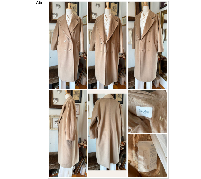 101801 MAX MARA アイコンコート,マックスマーラ,MaxMaraキャメルヘアコート,お直し,レディースお直し レディースコートお直し,ハイブランド,アウターお直し,リサイズ,コート お直し 表参道,ハイブランド アウター お直し