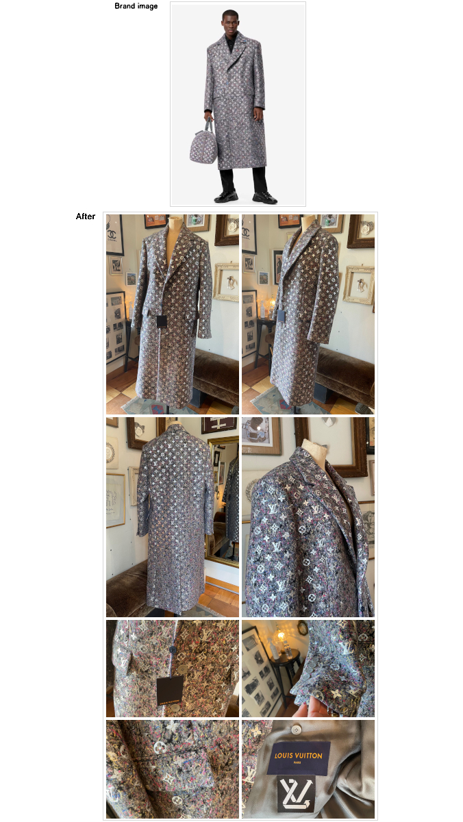 Louis Vuitton ルイヴィトンコート,ヴィトンコート,レディースコート,お直し,ブランドコート,レディース,レディースコートお直し,アウターお直し,コート お直し 表参道,コート リサイズ,冬物お直し