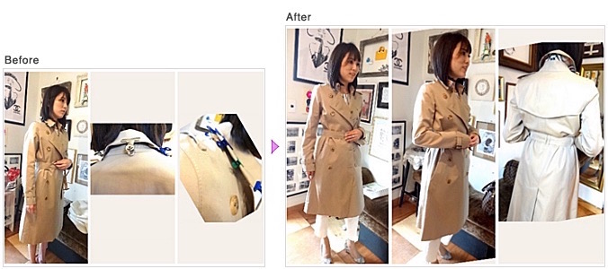 バーバリートレンチコート,レディースお直し,Burberry,トレンチコート,トレンチコートお直し,アウターお直し,トレンチお直し,トレンチコート専門お直し,男女共有トレンチコート,メンズトレンチコート　お直し,洗練お直し,トレンチ仕立て直し,レザートレンチ,トレンチ専門　お直し,古いトレンチコートお直し,コート修理