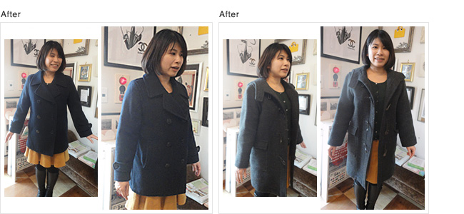 Pコート,ピーコート,コート,お直し,ウールコートお直し,お直し 表参道,コート リサイズ,コートお直し専門,アウター お直し,コート お直し 表参道,アウターお直し