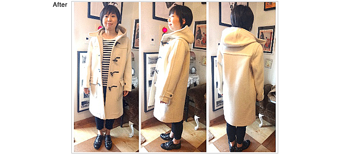 ダッフルコート,レディースダッフルコート,コートお直し,青山 お直し,表参道 お直し,コート お直し ブランド,ハイブランド アウター お直し