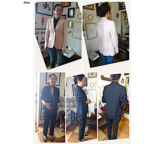 サイズダウン,レディースジャケット,お直し　ジャケットお直し,ジャケットリサイズ,レディースアイテム　お直し,レディースアイテムリサイズ