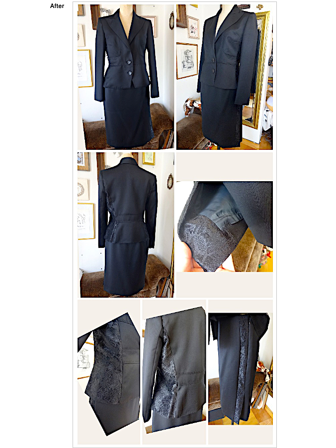 サイズダウン,レディースジャケット,お直し　ジャケットお直し,ジャケットリサイズ,ヴァレンティノ　ジャケット　お直し