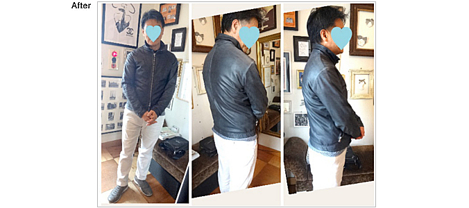 レザーブルゾン メンズ レザー お直し,レザー お直し 表参道,服 お直し お洒落,アウター リサイズ,洋服 お直し 表参道,冬物 服 お直し