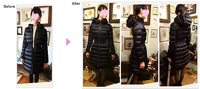 PRADA(プラダ)ダウン,高級ダウン,プラダダウン,ハイブランド,プラダお直し,ブランドアウターお直し,ダウン お直し,アウター お直し,ハイブランド アウター お直し