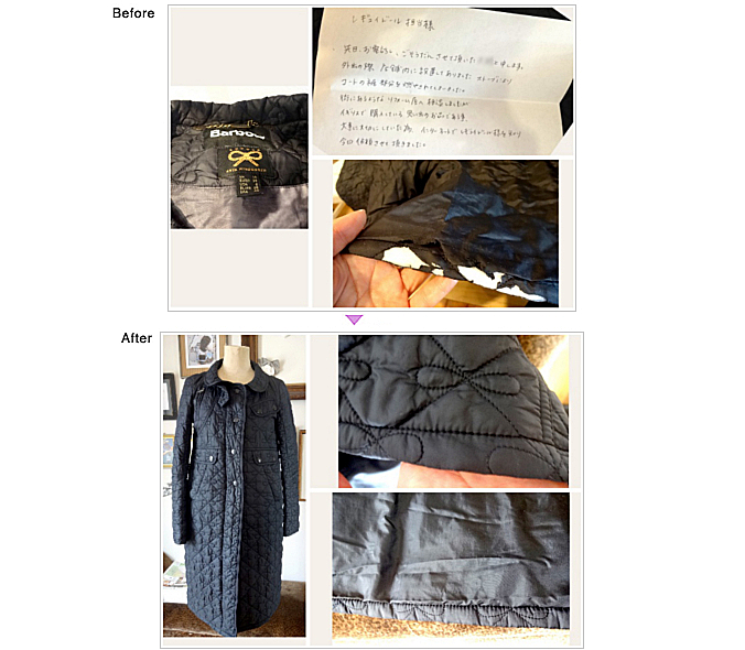 Anya Hindmarch(アニヤハインドマーチ)ダウン ダウンジャケットリサイズ