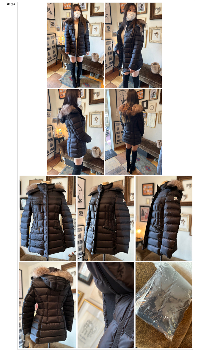 MONCLER(モンクレール)ダウン,モンクレールダウン,モンクレールお直し,ダウン お直し,表参道 お直し,,ダウン お直し 表参道,服 お直し お洒落,冬物 お直し,ハイブランドお直し,MONCLER(モンクレール)ロングからショートへ&サイズUPでパツパツ感ある不快な着心地を解消!,サイズアップ