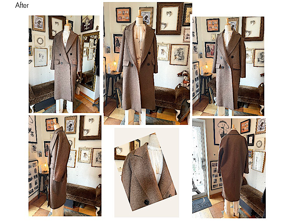 maxmara coat　マックスマーラコート,ビックシルエット,オーバーシルエット