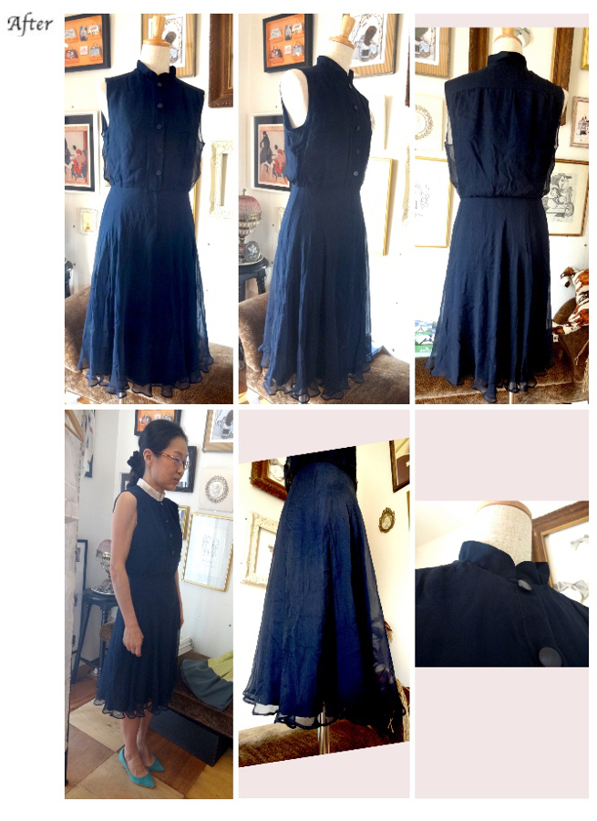 KIMIJIMAシルクロングドレス　リメイクオーダー 萬力 様b