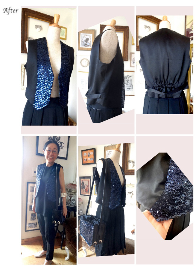 KIMIJIMAシルクロングドレス　リメイクオーダー 萬力 様c