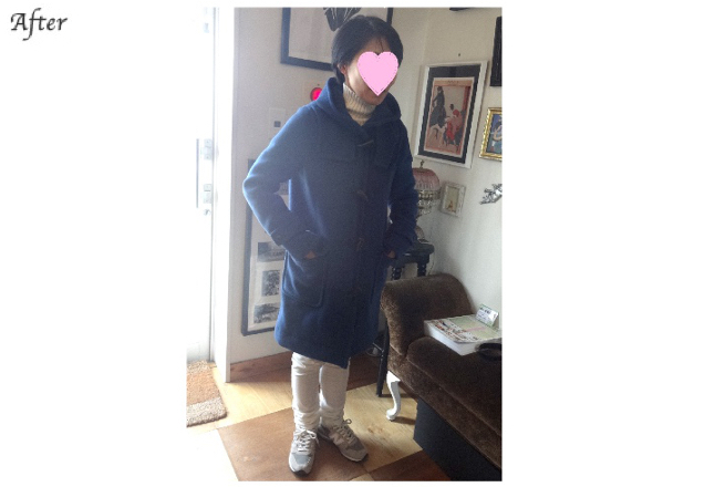 Burberry バーバリーダッフルコート お直し M・S様