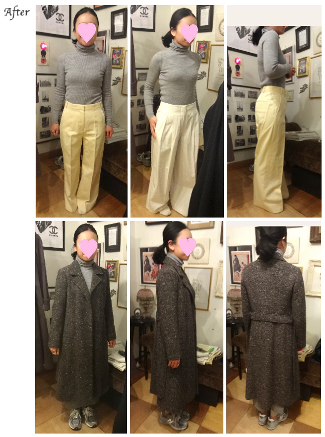 ジルサンダーパンツ　アニエスｂツィードコート　M・T 様