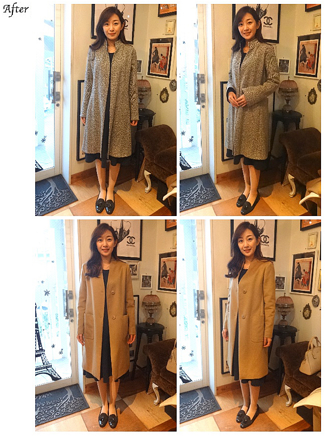 砂川 様 レディースお直し　コート 2点