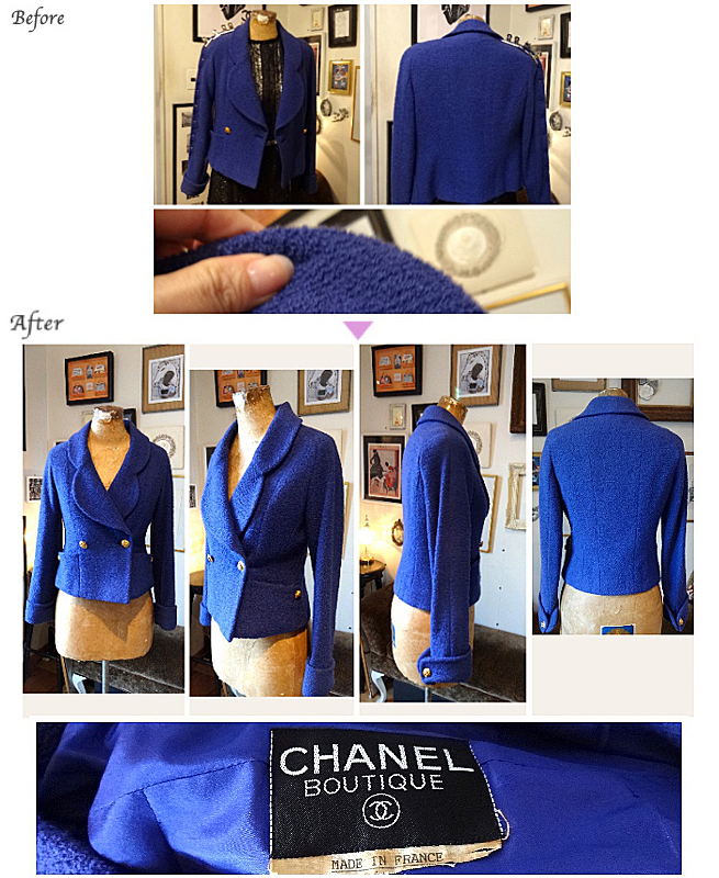CHANEL、GUCCIジャケットお直し 【郵送依頼(沖縄)リモート対応】 Y様