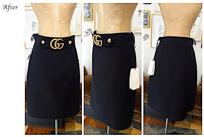 レディースお直し　GUCCIスカート お直し　J・H 様