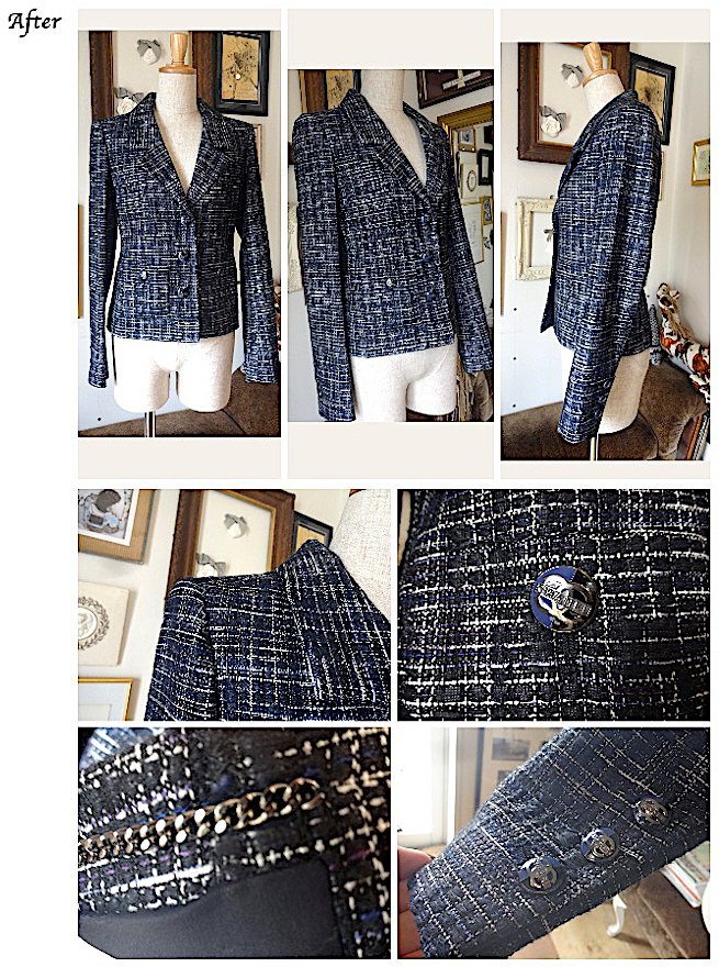 CHANELジャケットお直し 飯村様