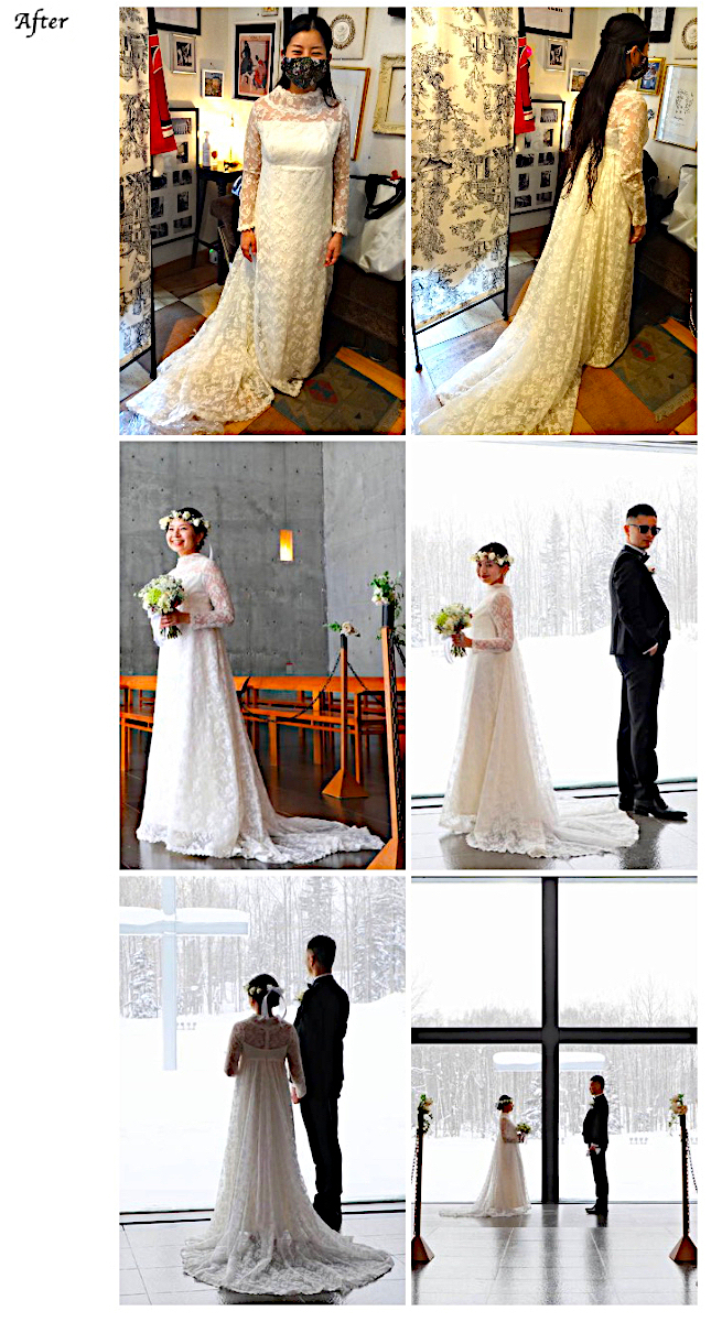 ウエディングドレスお直し　寺田ゆい 様