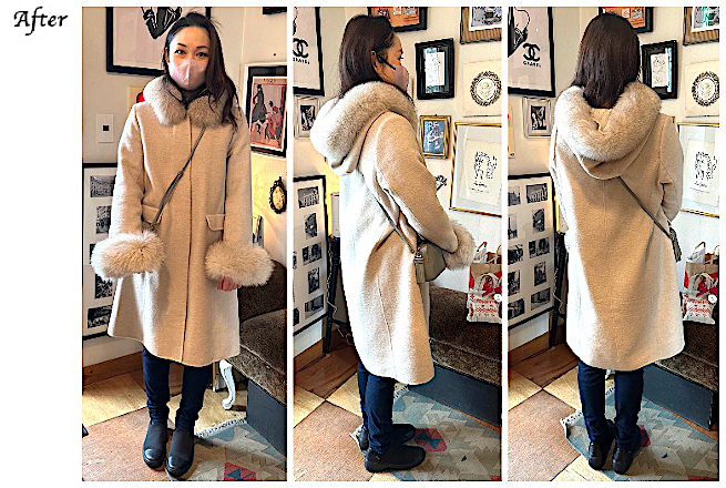 コート(ファー付き) お直し,F・O 様